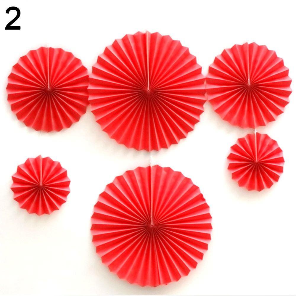 Party Decor Birthday Decor Supplies Tissue Paper Flower Paper Crafts Wedding Fans Paper Fan Flowers