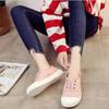 Обувь для отдыха для женщин Кроссовки модные Четыре сезона дышащие Slip-ON спортивные низкие женские парусиновые кроссовки для сноуборда
