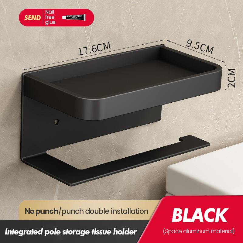 Настенный держатель для туалетной бумаги без перфорации, железный держатель для салфеток, стойка для хранения туалетной бумаги, бытовые товары для хранения