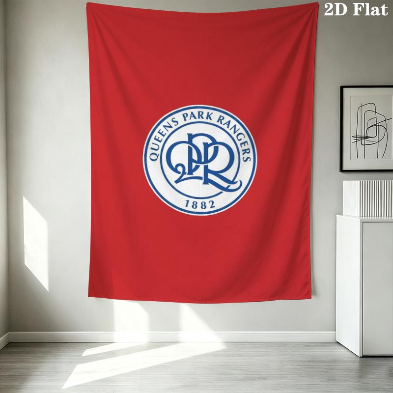 Queens Park Rangers fc Wall Tapestry Aesthetic Wall Hanging Printed Fabric Blanket Decorative Tapestries for Bedroom Living Room Home Decor