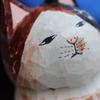 Small Wood Carving Cat Ornament Cute Hand Engraving Cat Decorations  Birthday Gift