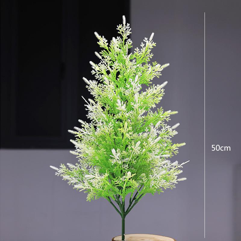Piceaneoveitchii Mast Artificial With Green Plants For Indoor Garden Decor