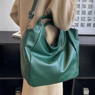 Женские черные классические сумки на плечо, большая дизайнерская сумка-тоут для покупок, большая вместительная сумка-хобо, женская сумка-мессенджер из мягкой кожи