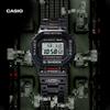 Casio Полностью металлическая серия-B5000 квадратный циферблат цифровой дисплей, радиосигнал шести станций, Bluetooth-соединение, водонепроницаемость 200 метров, питание от солнечной энергии GMW-B5000TVA-1PR