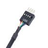Кабель-переходник 20Pin на 9Pin USB3.0 на 2.0 Разъемы Кабель для материнской платы 20Pin на 9Pin USB2.0 Папа Кабель для материнской платы