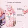 Kustie New Upgraded Cherry Blossom & Jasmine Flower Petal Shower Gel Set
