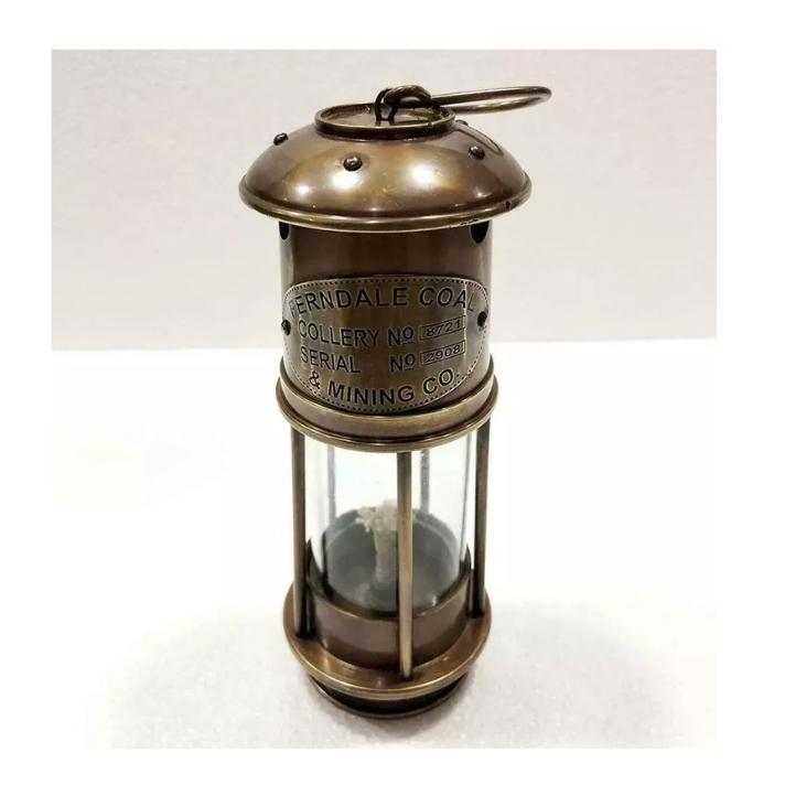 Антикварная морская латунная тяжелая масляная лампа для фонаря в виде лодки, рождественского декора