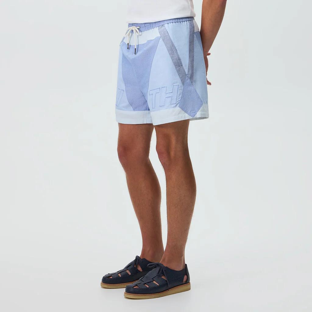 Kith Шорты Oxford Turbo Млечный Путь Мужские Синие KHM061405-471