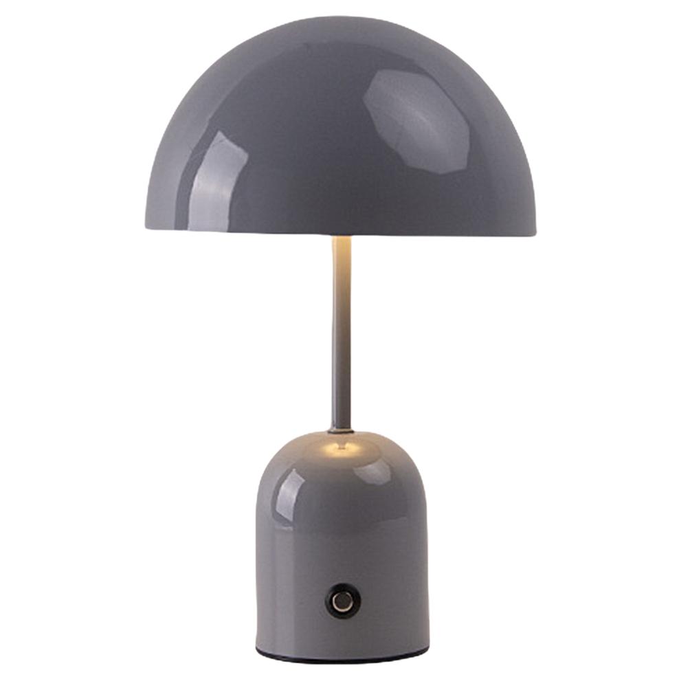 LED Mushroom Light USB Rechargeable 1800mAh Cordless Mushroom Table Lamp Creative Nordic Style Table Lamp for Bedroom/Restaurant