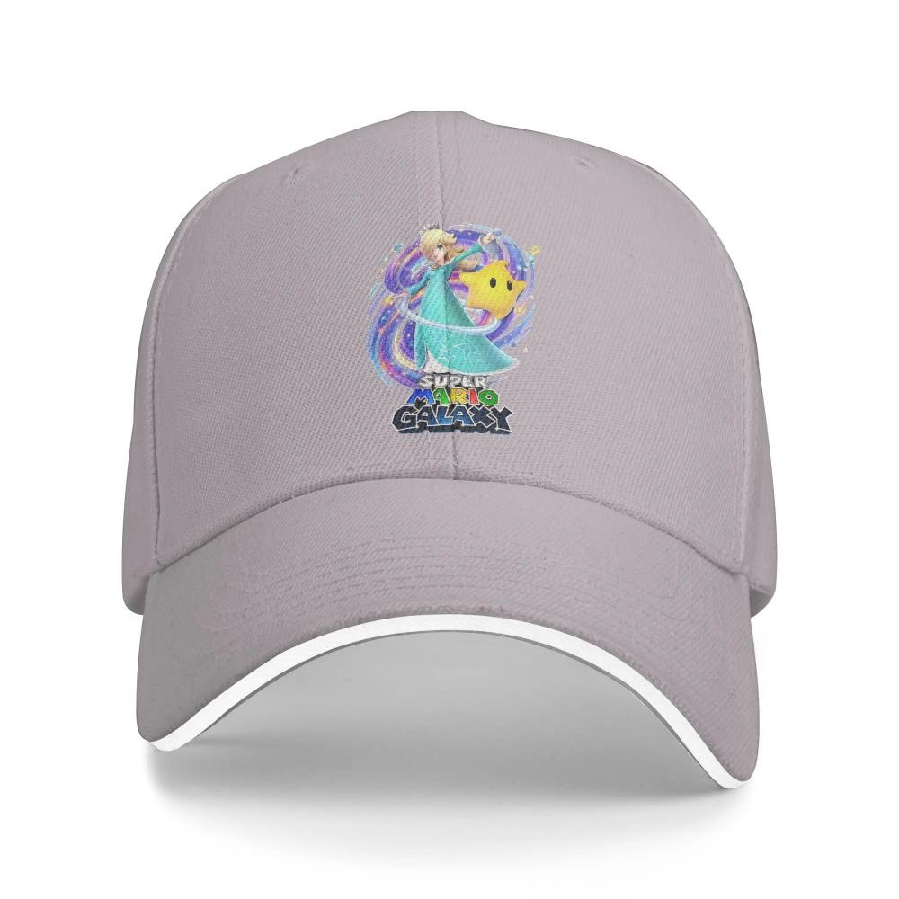 Rosalina Marios Galaxy Movie Baseball Cap Casual Sandwich Hat for Men Women Polyester Dad Hat Outdoor