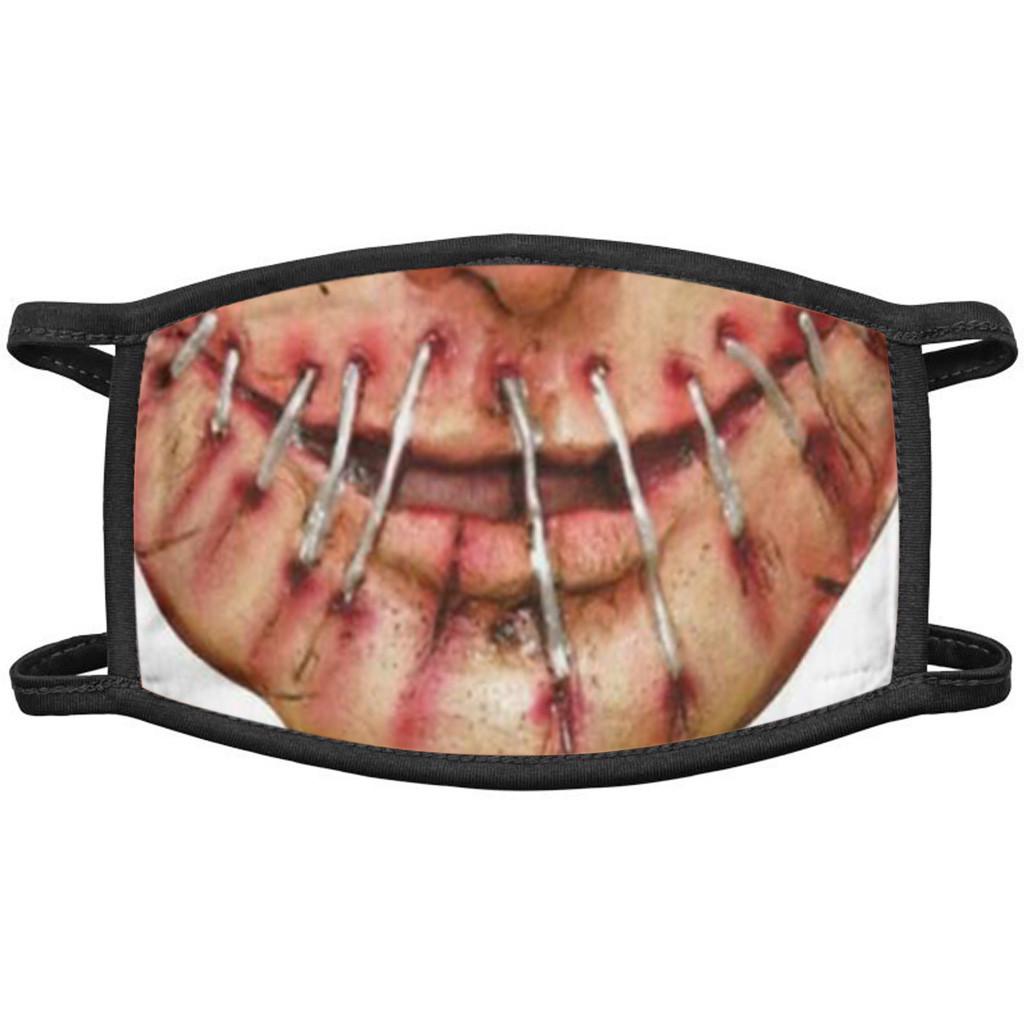 Adult Anti-Dust Sand Exhaust Sunscreen Funny Face Scarf Breathable Cycling Mask