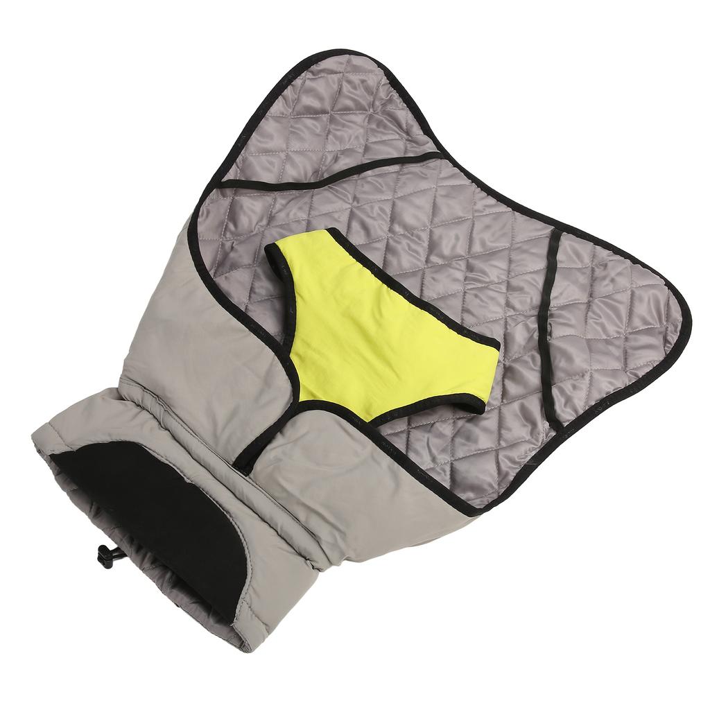 Dog Winter Coat Waterproof Adjustable Chest Soft Thickened Dog Warm Jacket Vest for Indoor Outdoor