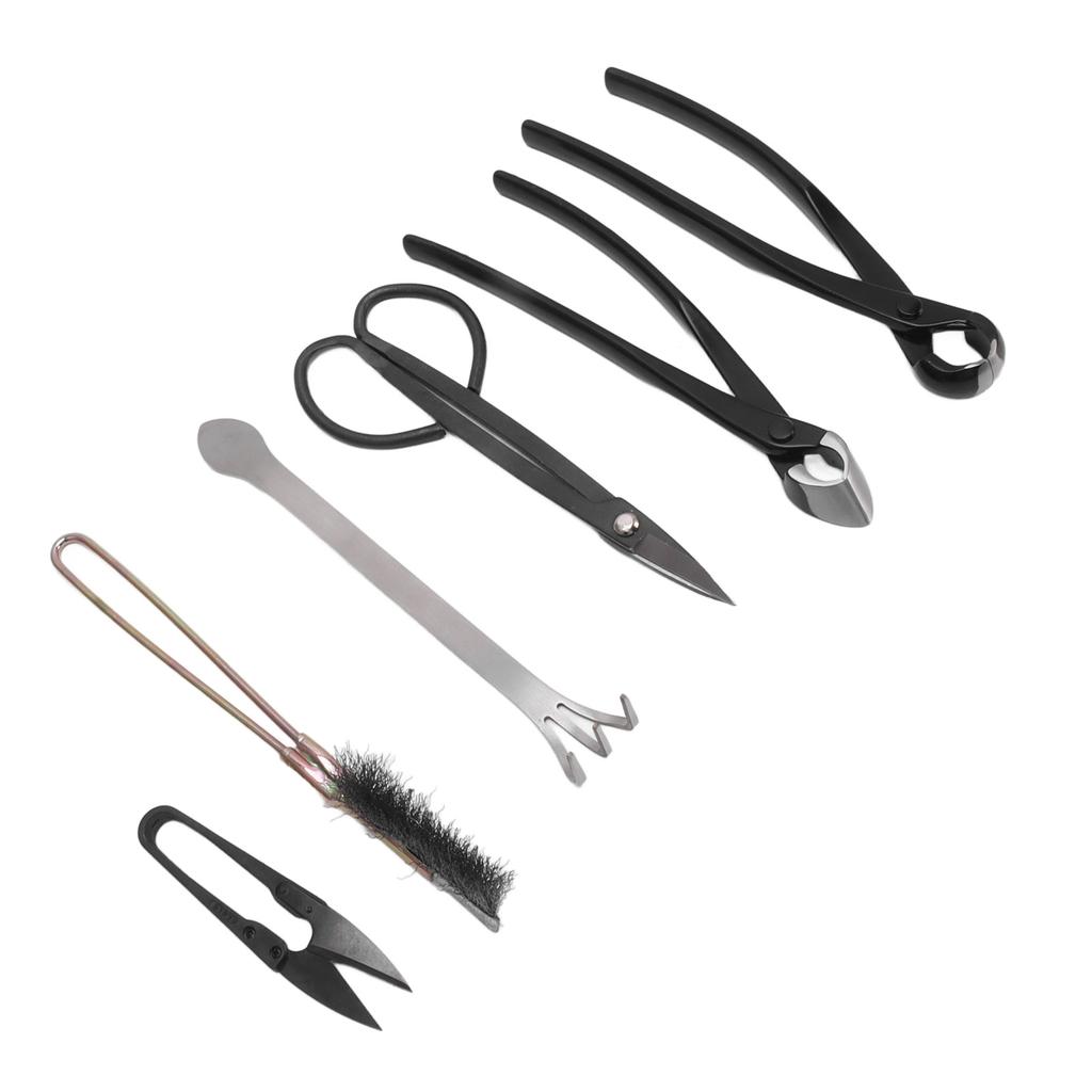 6pcs Succulent Plants Tools Stainless Steel Bonsai Tool Set Durable Succulent Gardending Hand Tools