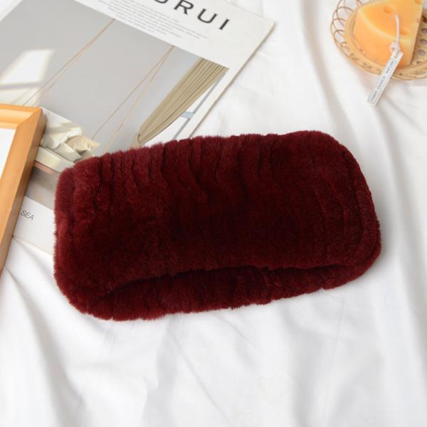 Ew зимний уличный женский шарф из натурального меха кролика рекса, шарфы из натурального густого меха, российские теплые повязки на голову из 100% натурального меха кролика рекса