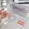 Dust-proof Fake Nail Storage Box Acrylic Badge Storage Box Protective Clear Nail Boxes  Packaging