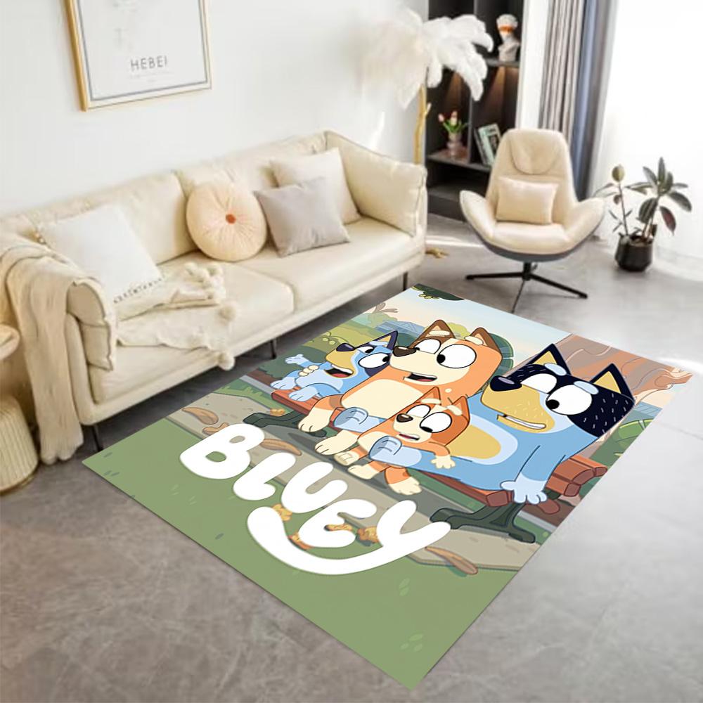 Happy Animal Adventure Area Rug Perfect for Hallway Dining Room Playrooms Outdoor Anti-slip Rug Anime Office Decor Perfect Gift for Friends & Family