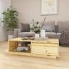 VidaXL Coffee Table 110x50x33.5 Cm Solid Fir Wood