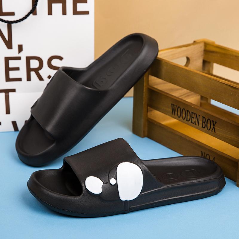 Модные тапочки для мужчин, которые носят снаружи, летние модные домашние сандалии для ванной и улицы, женские туфли для пар, мужские тапочки