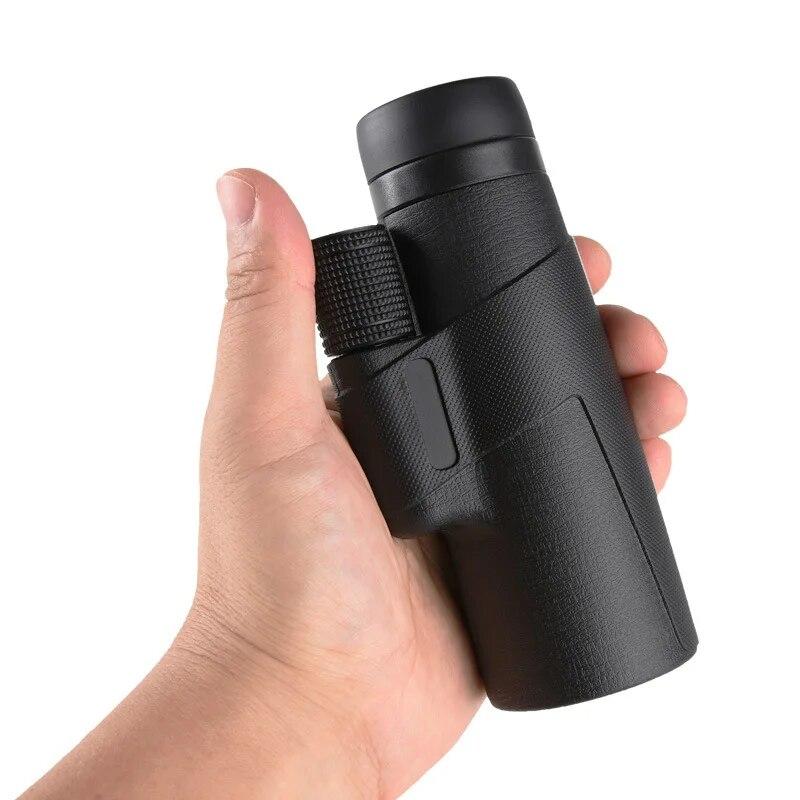 12x50 HD Telescope Monocular Camping Powerful Long Range 10X42 Hunting Binoculars Portable With Tripod Phone Adapter