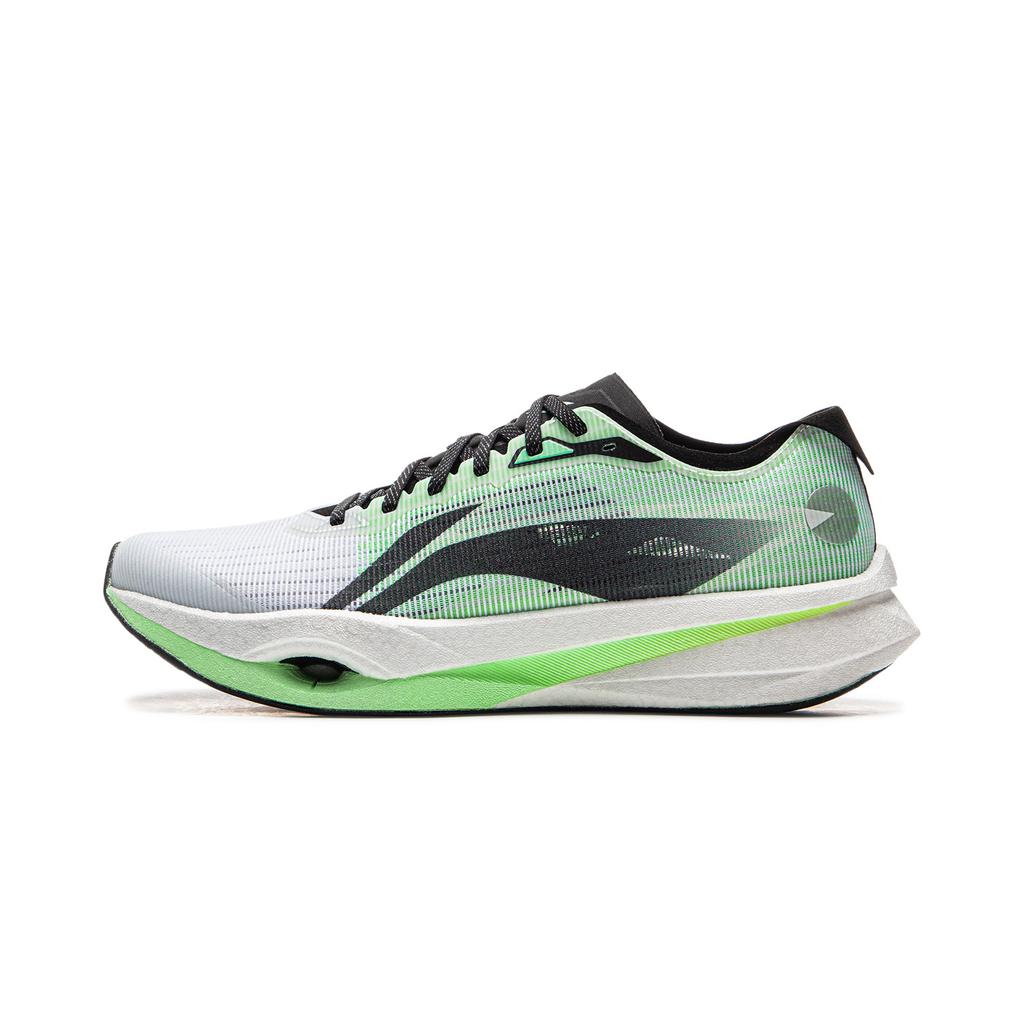 Li Ning Wind Chaser Pro Technology Full Palm Carbon Plate Professional Marathon Training Shoes Unisex Running Shoes White Green ARPV017-1