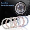 Suitable For Mercedes-Benz BMW Car One-Key Start Decorative Ring Diamond Crystal Button Decoration Stickers Car Decoration