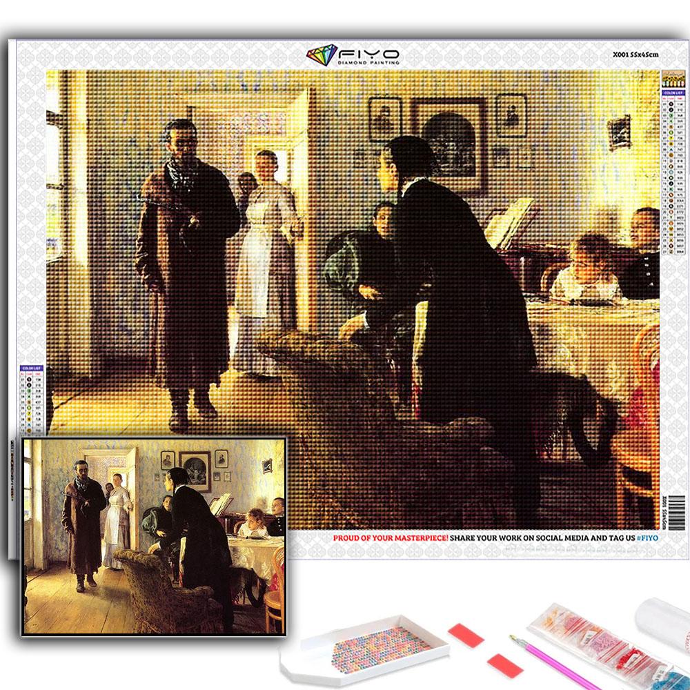 Набор для вышивки крестом DIY Алмазная вышивка Мир Шедевр Алмазная картина Домашний декор