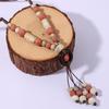 Ancient Ceramic Beads Sweater Chain Tassel Pendant Long Necklace Jewelry Gift
