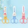 Cute Cartoon Stationery Scissors Child Art Small Scissors With Protective Cover Journal Paper Cutting Tools Office Supplies