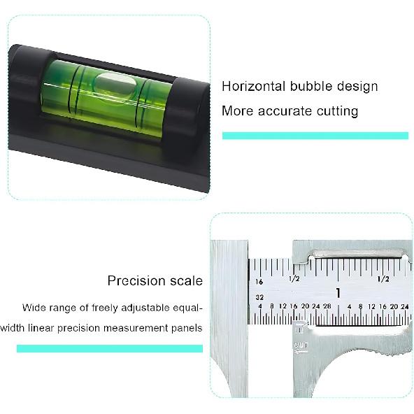 4 PCS RV Standard Levels, Bubble Spirit Level RV Standard Level Indicators Tool with Mounting Holes, Universal Spirit Leveling Tools for Tripod