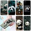 Panda Chinese Bear Phone Case For Xiaomi Redmi Note 7 8 9 10 Lite 11 11E 11T 12 Pro 11S 4G 10T 5G 8T 9S 10S Soft TPU Black Cover