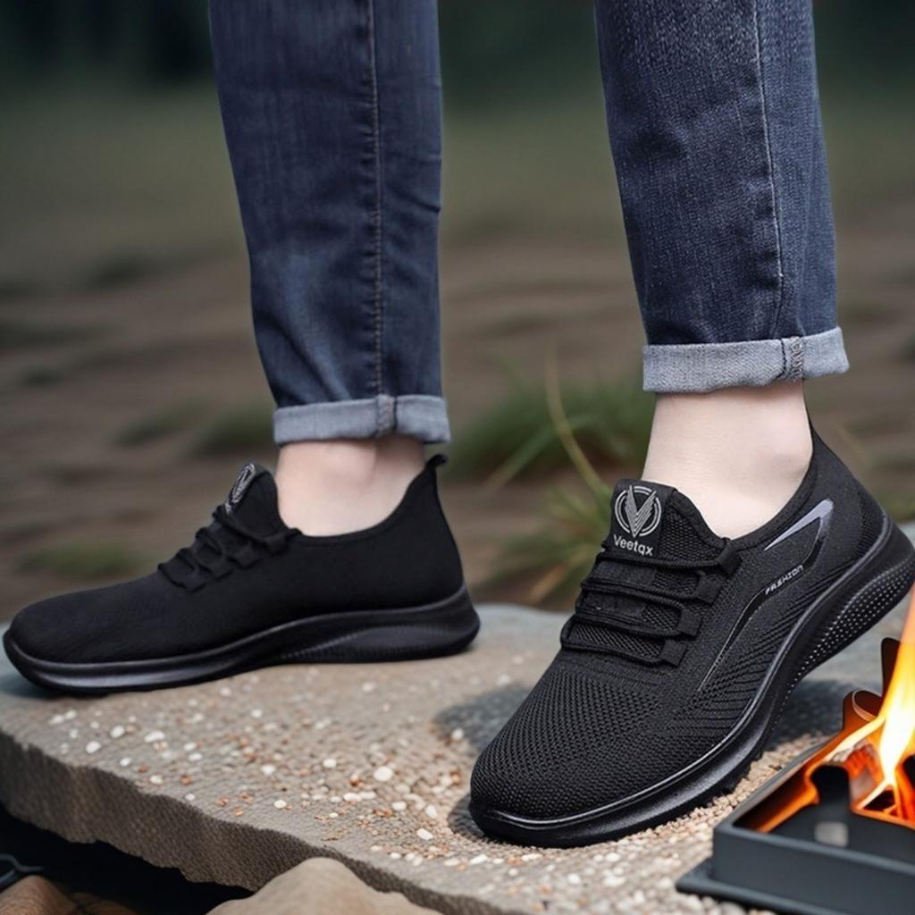 Спортивная повседневная мужская обувь дышащая обувь на шнуровке легкая универсальная сетчатая обувь со стременами