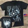 Новая одежда 2025 Футболка с логотипом места проведения концертов Breaking Benjamin Повторный выпуск Унисекс футболка Gildan
