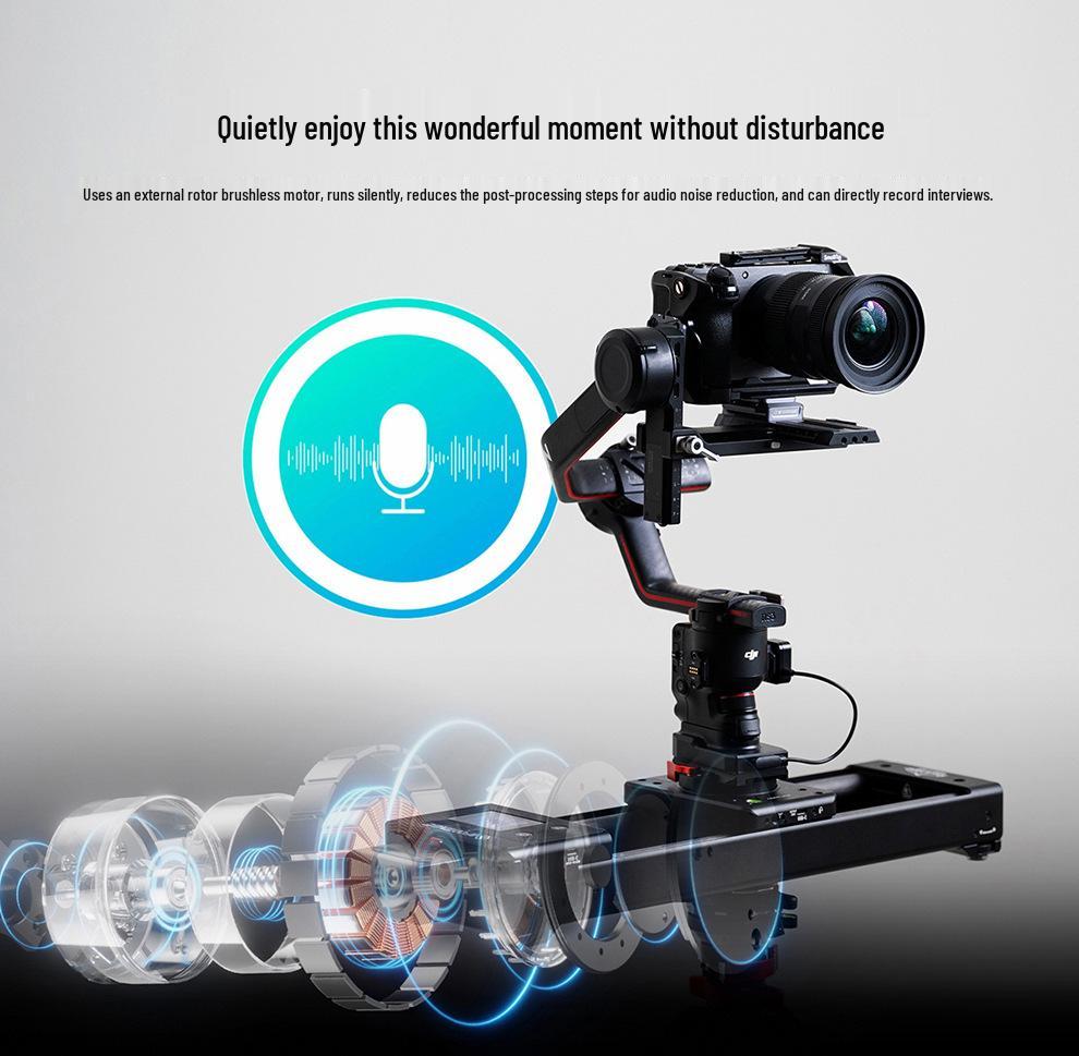 8iFootage Mark Shark Nano Gen 2 Electric Slider with DJI Stabilizer & Face Tracking