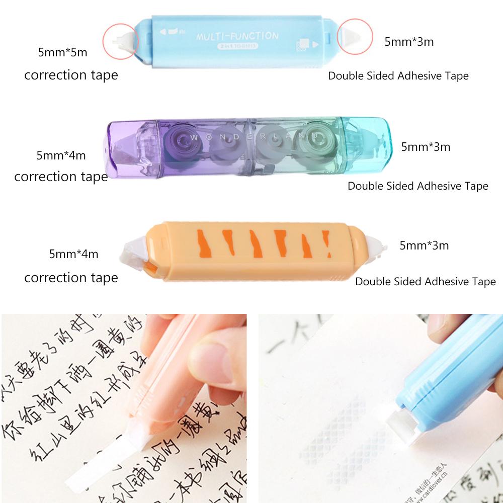 Decor Office Supplies Double Sided Adhesive Correction Tape Dots Stick Roller Glue Tape Dispenser