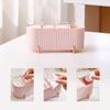 Dust-proof Makeup Organizer Desktop Cosmetics Storage Box Cotton Pads Swabs Beauty Egg Holder Bathroom Jewelry Organizer