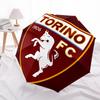Torino FC, Emblem Automatic Opening and Closing, 8 rib Structure Portable Umbrella, Suitable for Men and Women in All Seasons  Perfect Gift