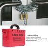 Блокировочная коробка Tagout Портативная безопасность 13 Калибр Lockout Tagout Group Замок для группы соответствия OSHA