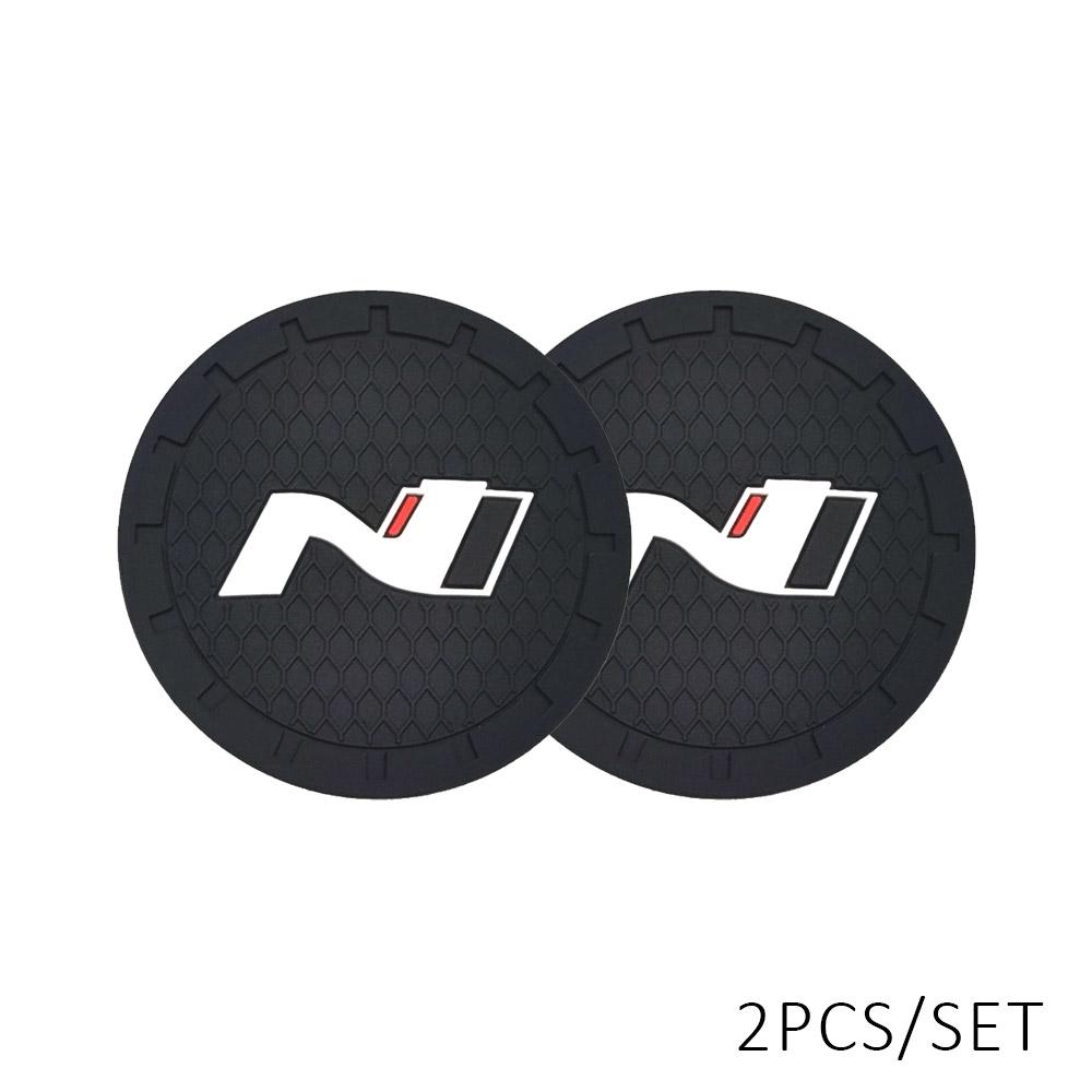 2 шт., 6,6 см, автомобильная подставка для воды, универсальные декоративные аксессуары для nline tucson kona sonata Veloster i30 i20 n Elantra SUV