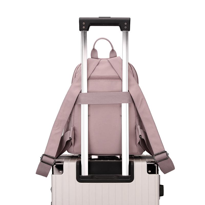 Женский рюкзак большой вместимости однотонный рюкзак