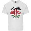 Torn Kenya Flag Kenyan Day Football Unisexs Light Cotton TShirt