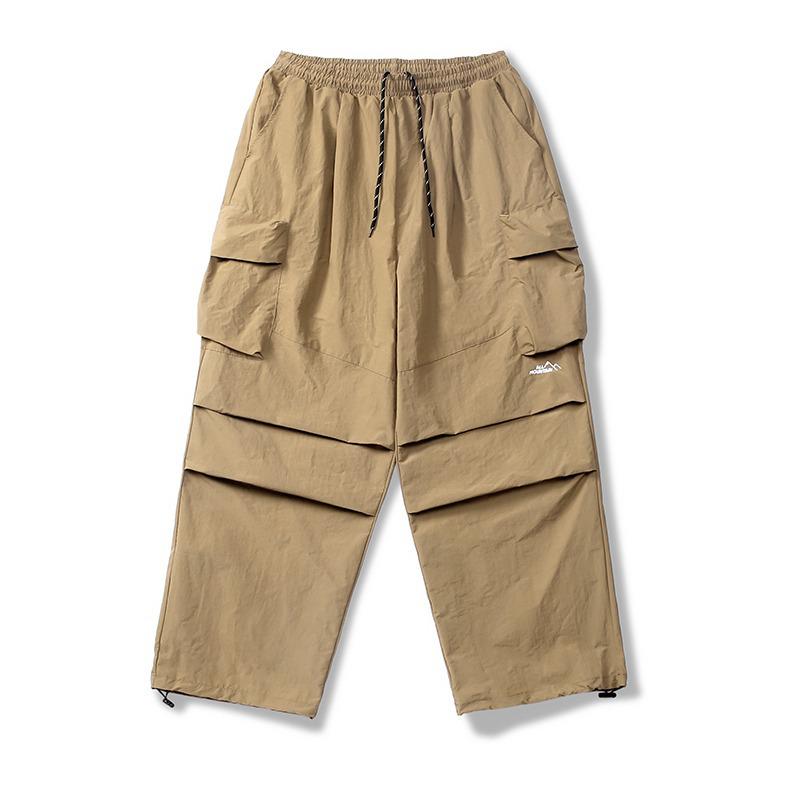 Men's Waterproof Paratrooper Windbreaker Pants - Outdoor Streetwear & Sport Workwear