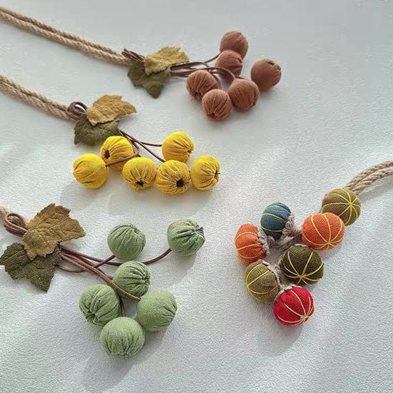 Хэллоуин Тыква Подхват для штор Фермерский дом Регулируемый ремешок Фрукт Овощ Декоративная драпировка Держатели для оконных штор Подхваты Аксессуары для штор