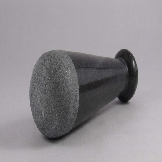 Мельница из натурального камня с пестиком-ступкой для специй, приправ, пасты гуакамоле