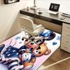 Office Carpet, Under Chair Rug, Gift for, Home Decor, Minnie Mouse Theme, Soft and Warm Floor Mat, Perfect for Playrooms and Living Rooms.a0