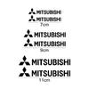 6 шт. Виниловые наклейки на тормозные суппорты для автомобилей Mitsubishi Lancer Mirage OTO ASX L300 Montero L200 Outlander Delica Pajero