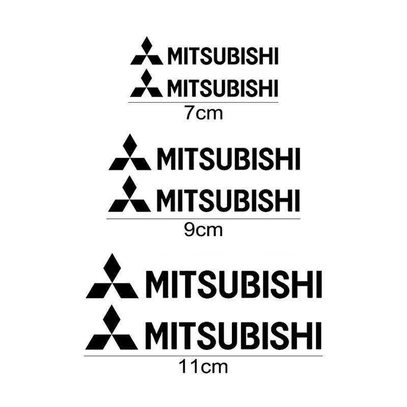6 шт. Виниловые наклейки на тормозные суппорты для автомобилей Mitsubishi Lancer Mirage OTO ASX L300 Montero L200 Outlander Delica Pajero