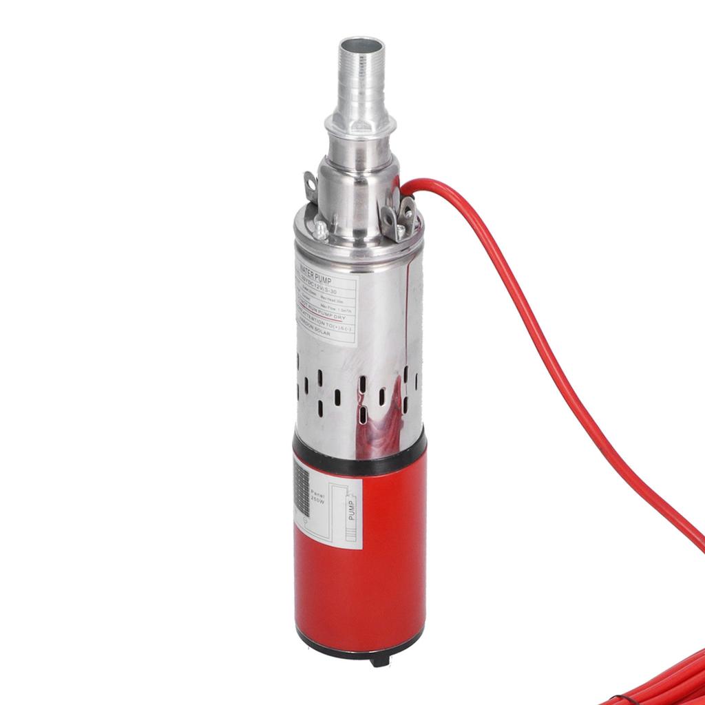 Солнечный водяной насос постоянного тока 12 В Красный Высокий?Подъемный винт погружной для рыболовной лодки пруд для разведения рыбы сельскохозяйственный