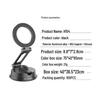 Universal Dashboard Magnetic Phone Holder with Suction Cup