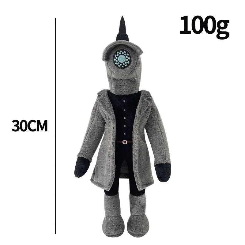 1/6/12 шт. Skibidi туалет плюшевая игрушка Титан ТВ человек босс туалет мультяшные куклы мягкая кукла Рождественский подарок на день рождения для детей