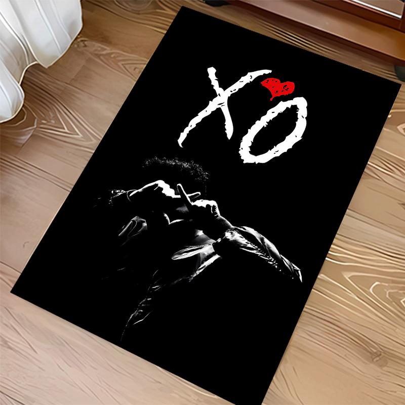 1 шт. Коврик с принтом The Weeknd After Hours - Мягкий, Моющийся, Нескользящий Коврик для Помещений для Офисных Стульев, Гостиной, Домашнего Офиса, Декоративный Коврик